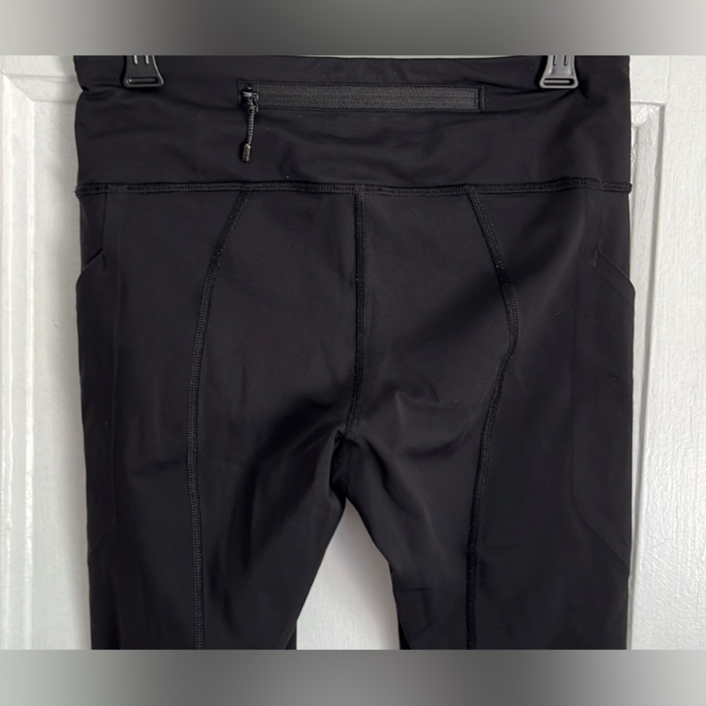 Lululemon Pace Rival 3/4 Solid Black Luxtreme Mes… - image 2